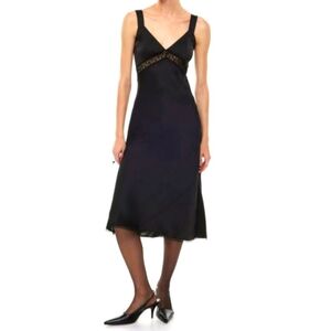 (S)🎀George A Line Sequin Empire Waist Dress🎀 Ptp 16" x L40"